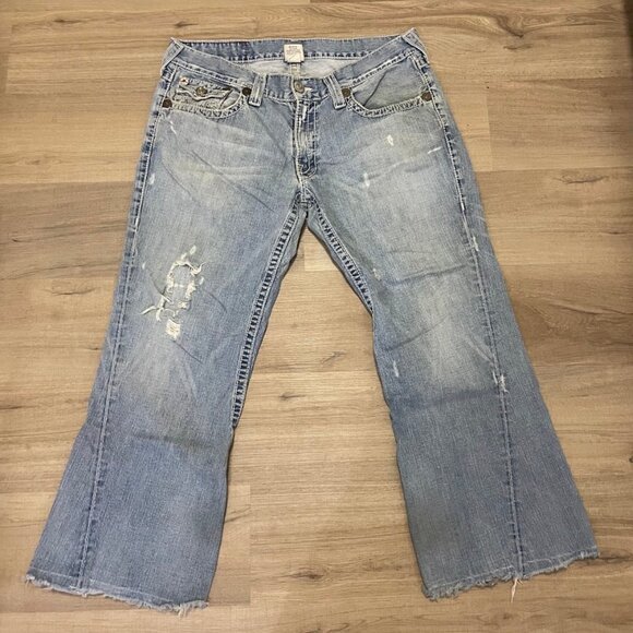vintage True Religion Joey Big T distressed jeans - Picture 1 of 9